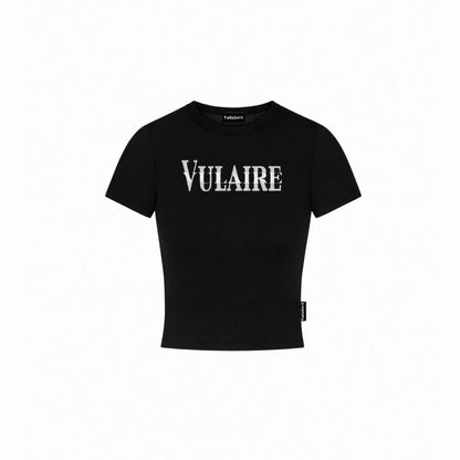 SIGNATURE VULAIRE’S BABY TEE IN BLACK