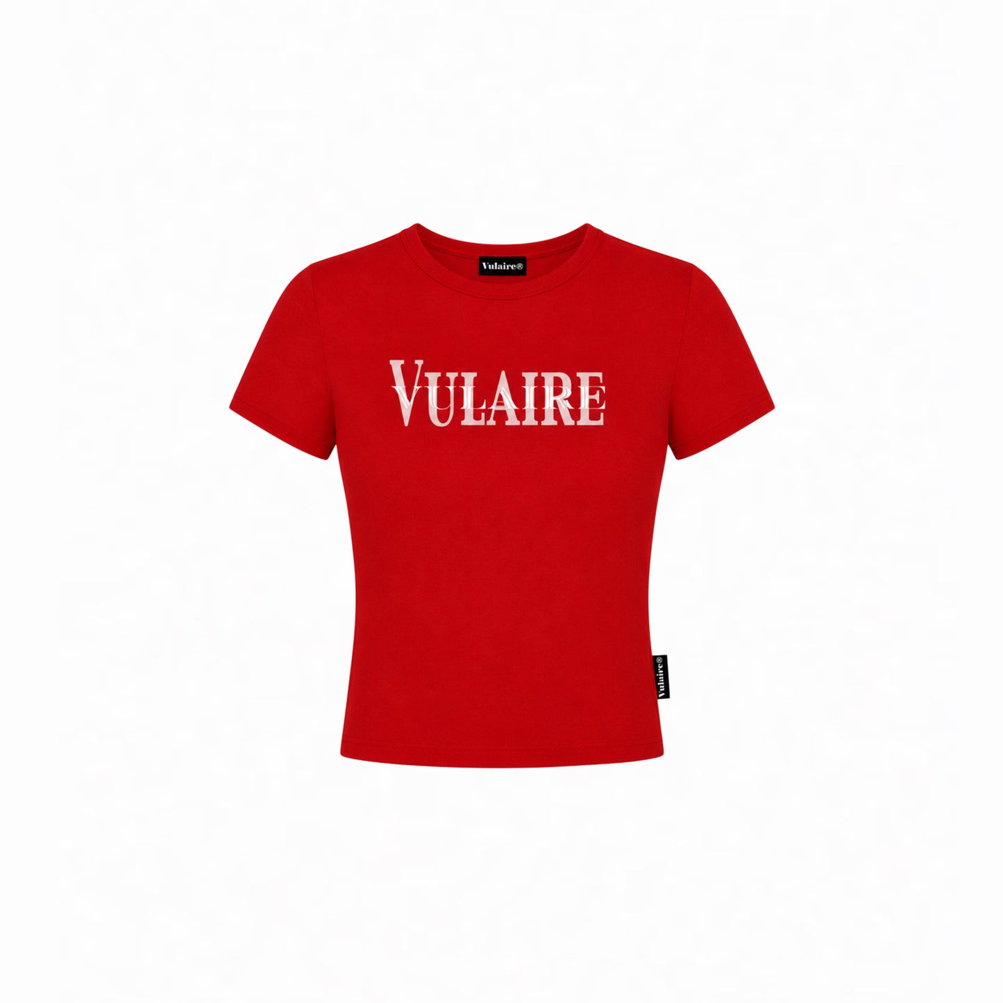 SIGNATURE VULAIRE’S BABY TEE IN RED