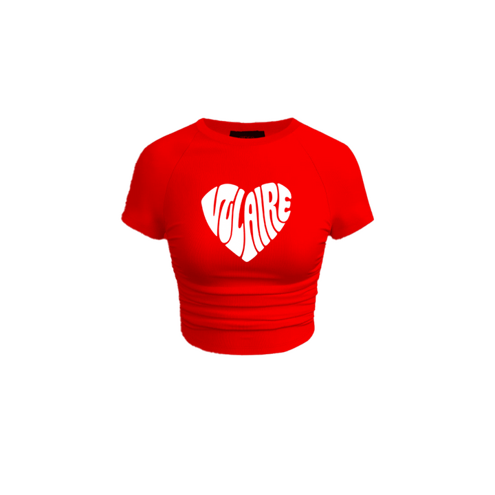 VULAIRE HEART TOP RED