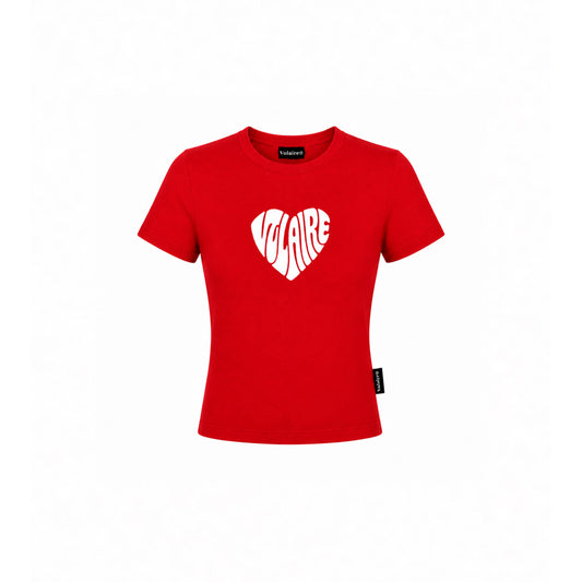 VULAIRE HEART TOP RED