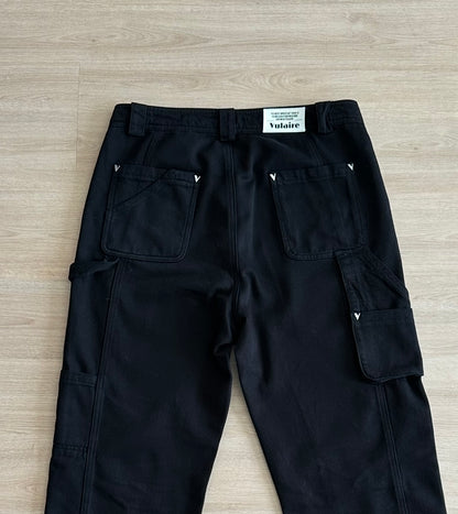 VULAIRE CARPENTER PANTS BLACK