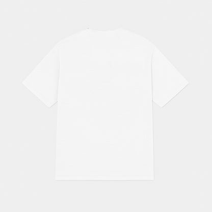 WHITE “BLIND FAITH &LUCK” T-SHIRT