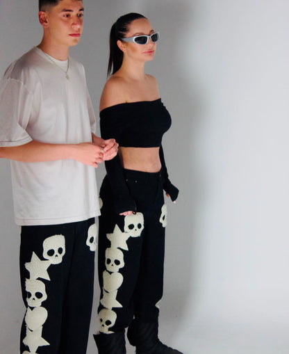 SKULL-STAR JEANS