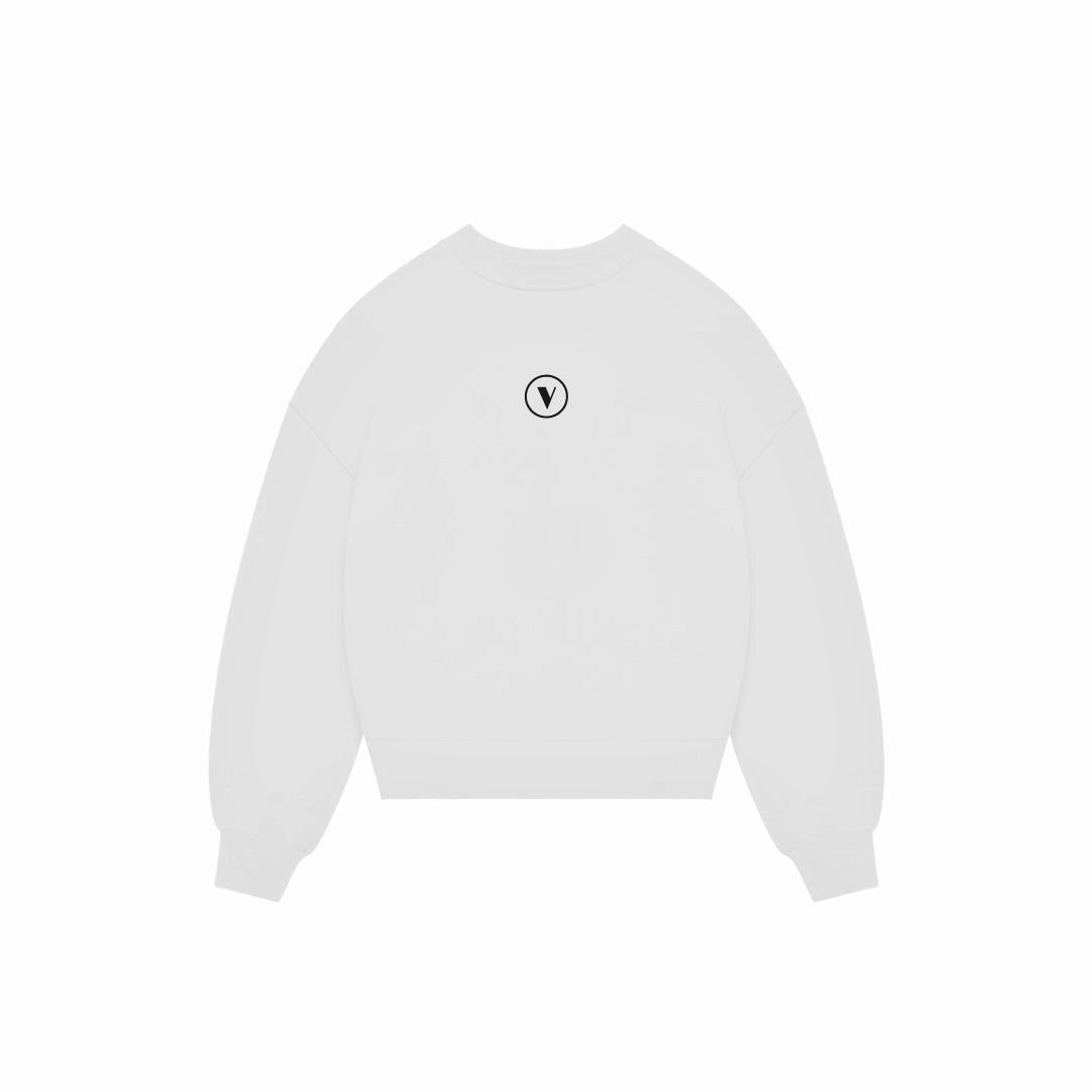 “GUIDING THE REST” CREWNECK OFFWHITE