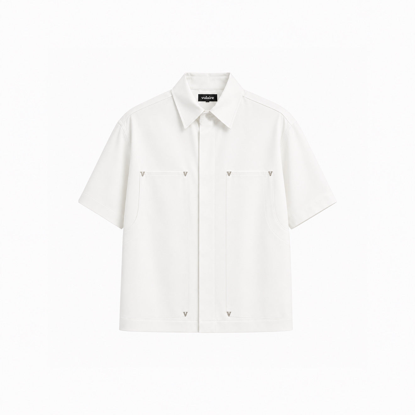 “V” CARPENTER SHIRT OFFWHITE
