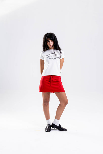 ROYALE BABY TEE IN WHITE